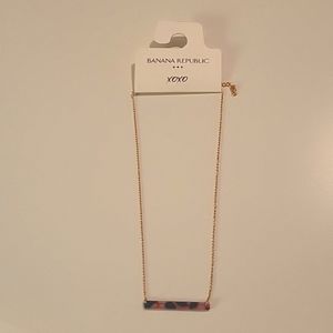 Banana Republic Animal Print Necklace